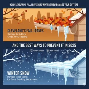 How Cleveland’s Fall Leaves and Winter Snow Damage Your Gutters — And the Best Ways to Prevent It in 2025